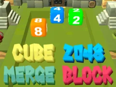 Leikur 2048 Cube Merge Block á netinu