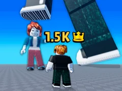 Leikur Obby Vaxið með hverju skrefi á netinu Leikur Obby Vaxið með hverju skrefi á netinu