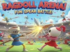 Leikur Ragdoll Arena! Skemmtilegur Spear Battle! á netinu