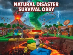 Leikur Natural Disaster Survival Obby á netinu
