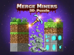 Leikur Sameina Miners 3D Puzzle á netinu