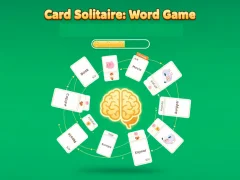 Leikur Card Solitaire: Orðaleikur á netinu