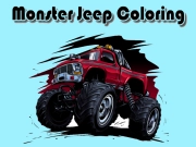 Leikur Monster Jeep litarefni á netinu