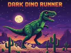 Leikur Dark Dino Runner á netinu