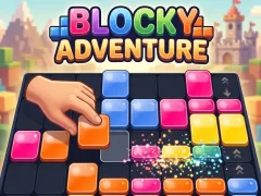 Leikur Blocky adventure á netinu