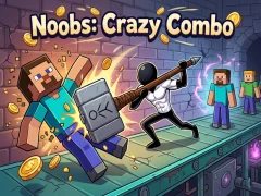 Leikur Noobs: Crazy Combo á netinu