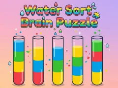 Leikur Water Sort Brain Puzzle á netinu