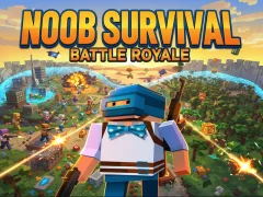 Leikur Noob Survival: Battle Royale á netinu