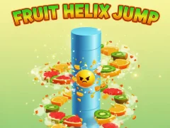 Leikur Fruit Helix Jump á netinu