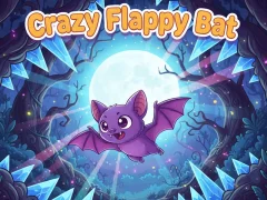 Leikur Brjáluð Flappy Bat á netinu