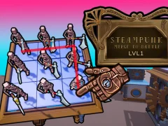 Leikur Steampunk sameinast í bardaga á netinu