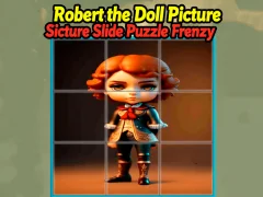 Leikur Robert the Doll Mynd Slide Puzzle Frenzy á netinu