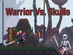 Leikur Warrior Vs. Höfuðkúpur á netinu