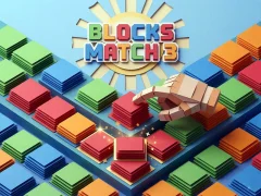 Leikur Blocks Match 3 á netinu