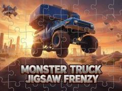 Leikur Monster Truck Jigsaw Frenzy á netinu