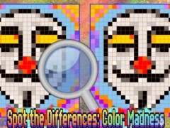 Leikur Spot the Differences Color Madness á netinu