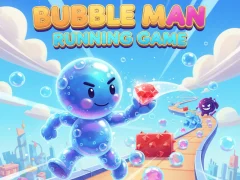 Leikur Bubble Man Running Game á netinu