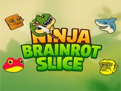Leikur Ninja Brainrot sneið á netinu