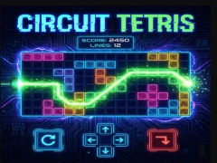 Leikur Tetris hringrás á netinu