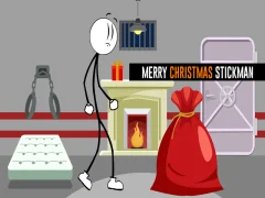 Leikur Gleðileg jól Stickman á netinu