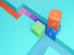 Leikur Maze Cube 2048 á netinu