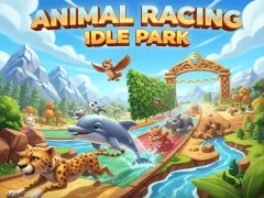 Leikur Animal Racing Idle Park á netinu