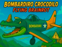 Leikur Bombardiro crocodilo fljúgandi heila á netinu