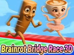 Leikur Brainrot Bridge Race 3D á netinu