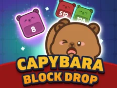 Leikur Capybara Block Drop á netinu