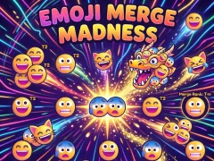 Leikur Emoji Merge Madness á netinu
