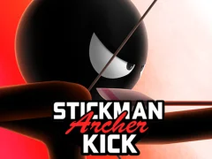 Leikur Stickman Archer Kick á netinu