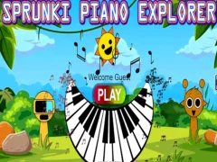 Leikur Sprunki Piano Explorer á netinu
