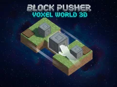 Leikur Block Pusher Voxel World 3D á netinu