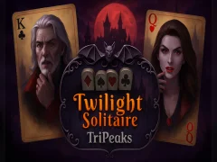 Leikur Twilight Solitaire Tripeaks á netinu