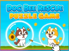 Leikur Dog Bee Rescue Puzzle Game á netinu