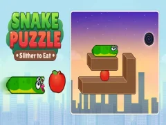 Leikur Snake Puzzle: Slither to Eat á netinu