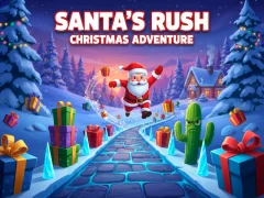 Leikur Santa's Rush Christmas Adventure á netinu