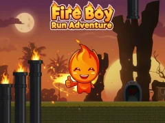 Leikur Fire Boy Run ævintýri á netinu