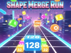 Leikur Shape Merge Run á netinu