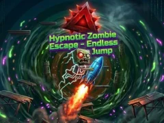 Leikur Hypnotic Zombie Escape Endless Jump á netinu