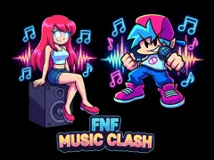Leikur FNF Music Clash á netinu