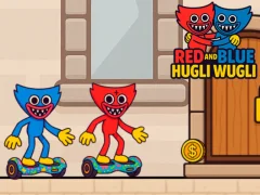 Leikur Rauður og blár Hugli Wugli á netinu