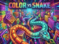 Leikur Color vs Snake á netinu