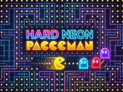 Leikur Harður neon paccoman á netinu