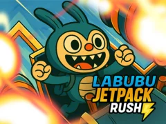 Leikur Labubu Jetpack Rush á netinu