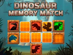 Leikur Dinosaur Memory Match á netinu