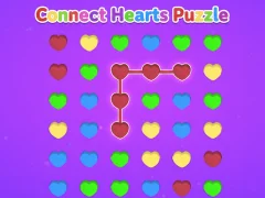 Leikur Connect Hearts Puzzle á netinu