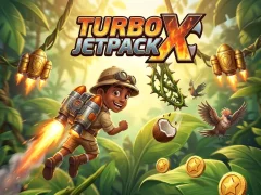 Leikur Turbo Jetpack X á netinu