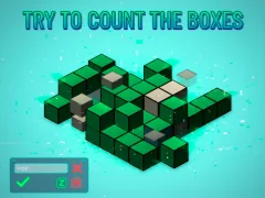 Leikur Reyndu að telja kassana á netinu