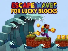 Leikur Escape Waves fyrir Lucky Blocks á netinu
